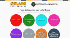 Desktop Screenshot of gelare.com.br