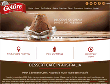 Tablet Screenshot of gelare.com.au